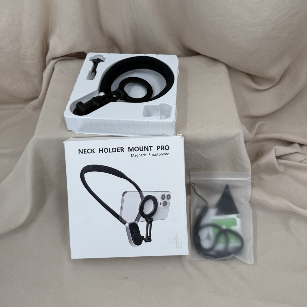 Neck Holder Phone‎ Mount Magnetic Adjustable Vlog Creator Videos Pictures